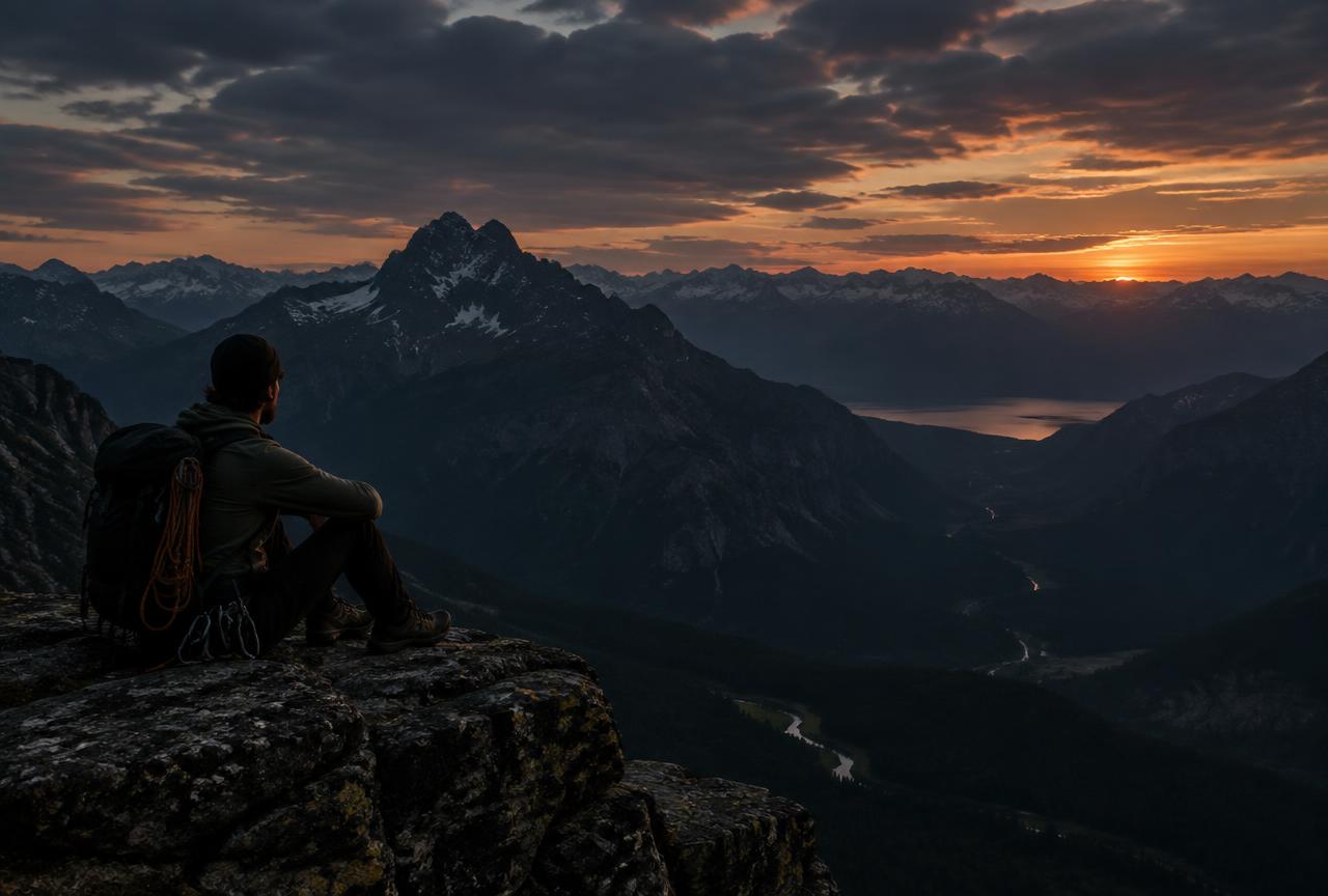 Photographie d’escalade en plein air